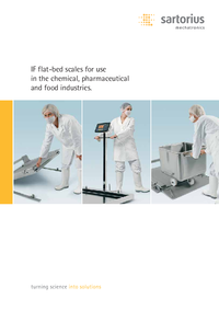 Thumbnail of document Sl sartorius if series flat bed scale 17554